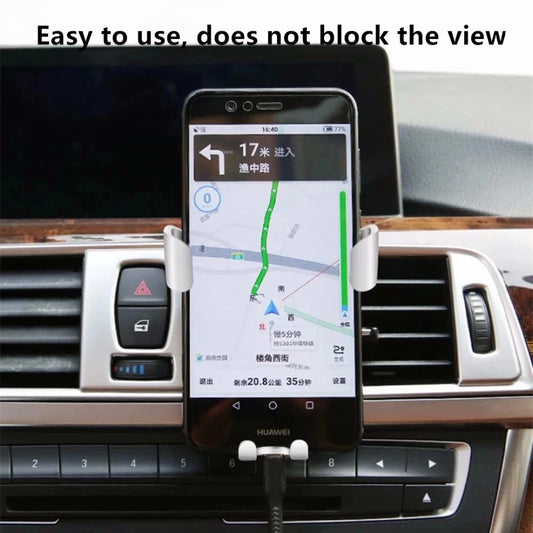 Universal Gravity Auto Phone Holder Car Air Vent Clip Mount Mobile Phone Holder CellPhone Stand Support For iPhone Samsung