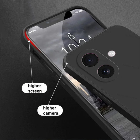 For iPhone 17 Case For Apple iPhone 17 Cover Bumper Luxury TPU Shockproof Liquid Silicone Protective Phone Cover For iPhone 17