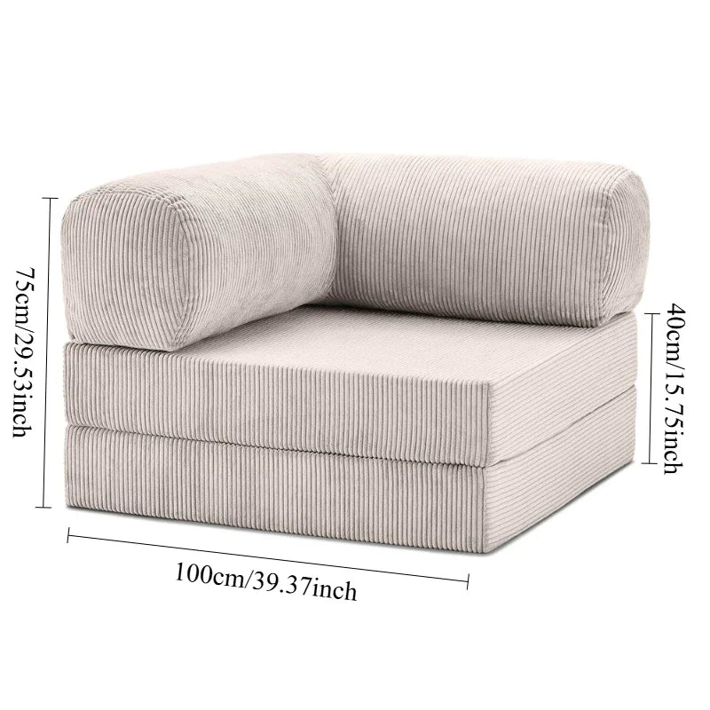 Two-tone Teddy Sofa, Compression Sofa, Multifunctional Sofa, Popular Model, Support Color Customization, Washable