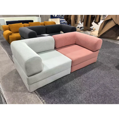 Two-tone Teddy Sofa, Compression Sofa, Multifunctional Sofa, Popular Model, Support Color Customization, Washable