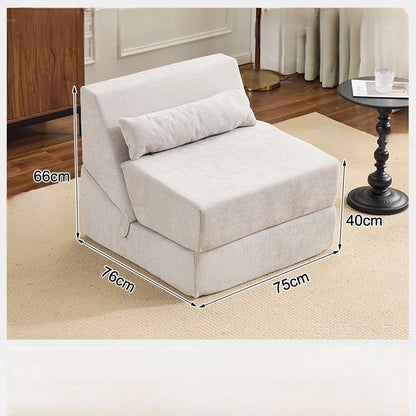 Folding Sofa Bed Vacuum Compression Convertible Sofa in Bed Retro High-end Corduroy Living Room Washable Customizable