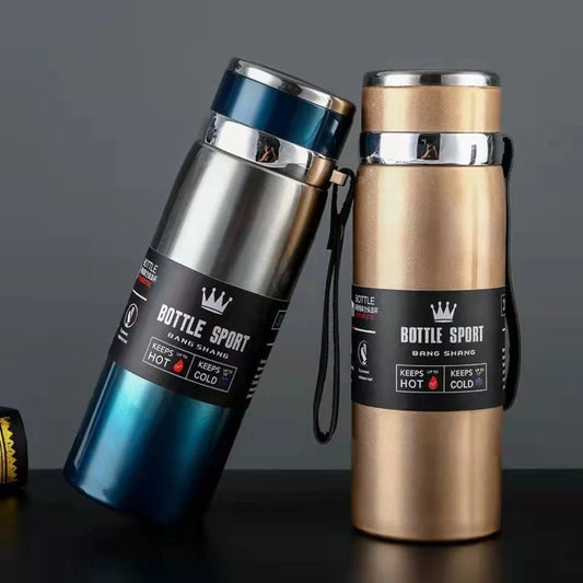 316 Stainless Steel, 1L Thermos Flask for Water, Tea and Coffee, Cold and Hot Thermos Flask, Stainless Steel Thermos Flask Mugs