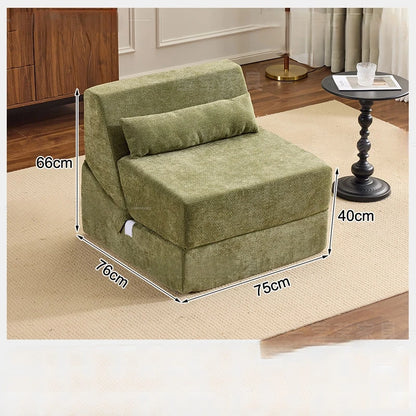 Folding Sofa Bed Vacuum Compression Convertible Sofa in Bed Retro High-end Corduroy Living Room Washable Customizable