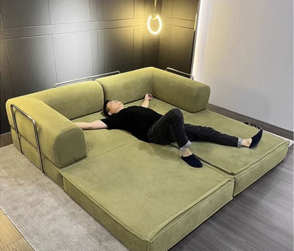 Two-tone Teddy Sofa, Compression Sofa, Multifunctional Sofa, Popular Model, Support Color Customization, Washable