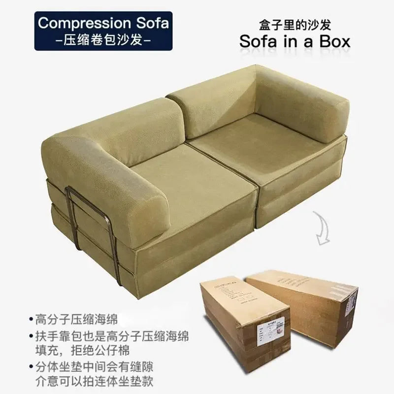 Two-tone Teddy Sofa, Compression Sofa, Multifunctional Sofa, Popular Model, Support Color Customization, Washable