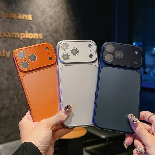 Original colorful logo Matte Phone Case For iPhone 17 16 15 14 13 ProMax 15 16 plus 17Pro Shockproof Soft Edge Protective Cover