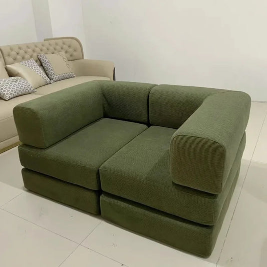 Customized Size and Color, Compressible Teddy Sofa, Comfortable Sofa for Living Room, New House Living Room Decorative Furniture