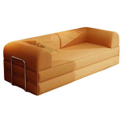 Folding Sofa Bed Vacuum Compression Convertible Sofa in Bed Retro High-end Corduroy Living Room Washable Customizable