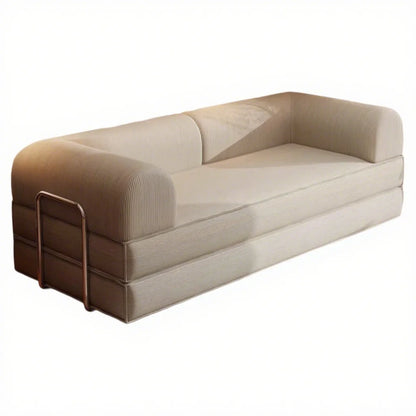 Folding Sofa Bed Vacuum Compression Convertible Sofa in Bed Retro High-end Corduroy Living Room Washable Customizable