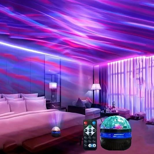 Galaxy Starry Sky Projector Light USB Remote Control Rotating multicolour Night Light for Bedrooms Ambiance Christmas Decoration
