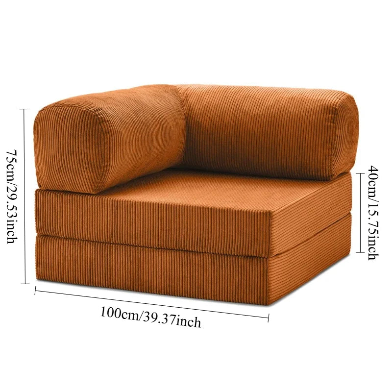 Two-tone Teddy Sofa, Compression Sofa, Multifunctional Sofa, Popular Model, Support Color Customization, Washable